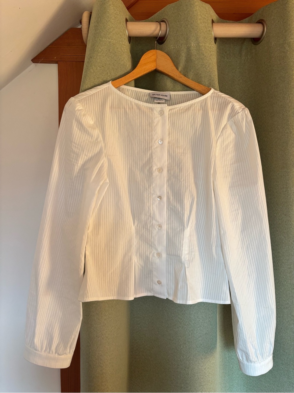 Salter House Topstitch blouse
